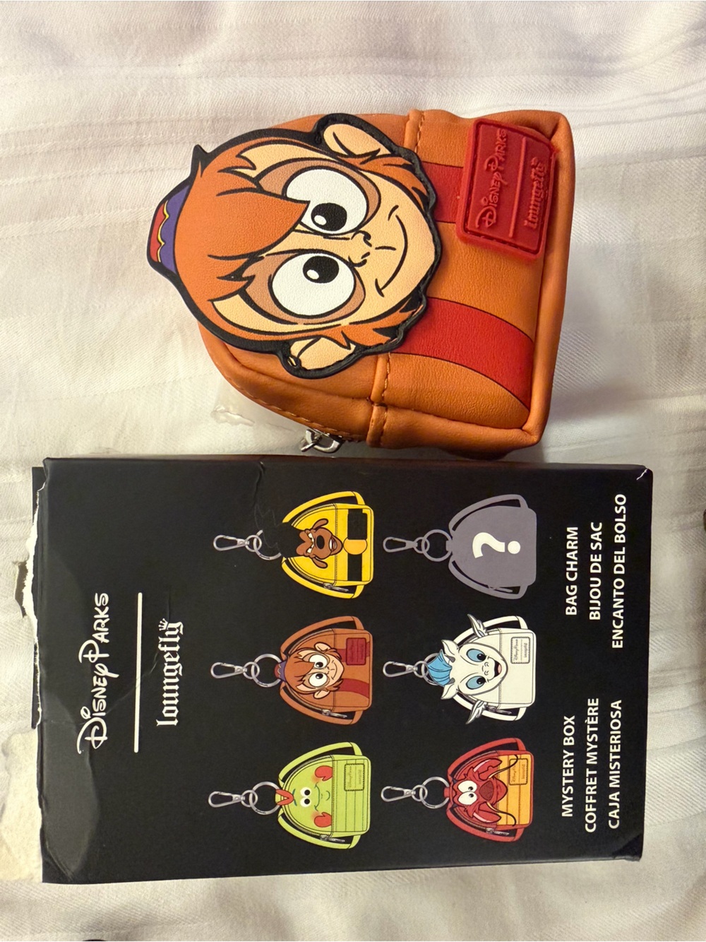 Disney Loungefly abu Character Orange and Red keychain